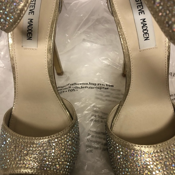 Steve Madden sequin platform sandals - Picture 3 of 8